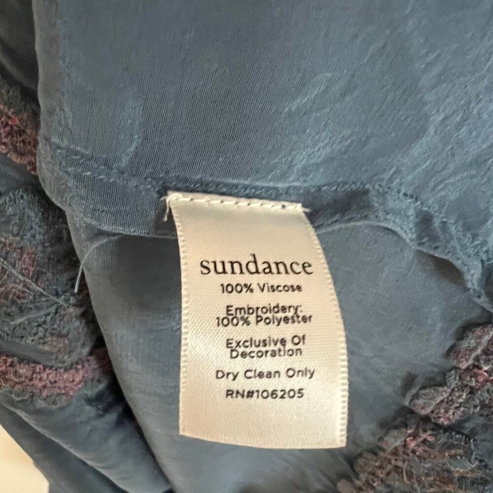 Sundance Garden Melody Beaded Embroidered Bohowestern Dress PS Petite Small - Picture 9 of 12